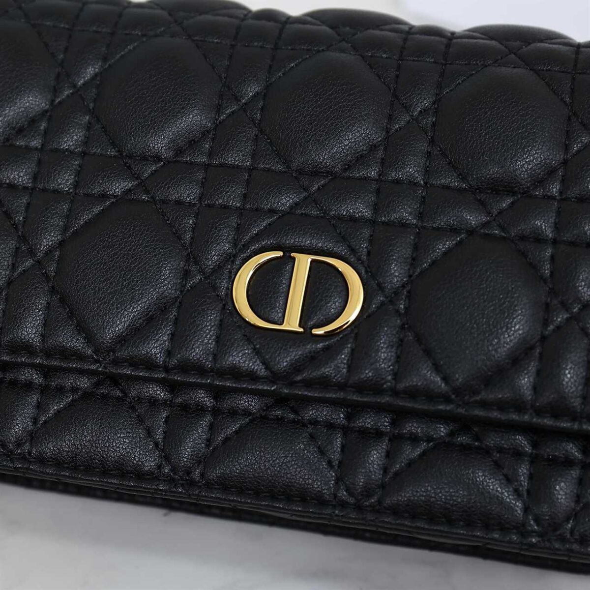 Dior Caro Belt Pouch With Chain replica