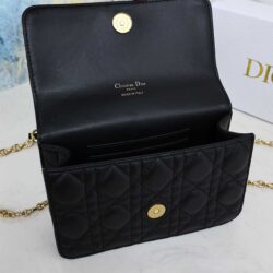 Dior Caro Belt Pouch With Chain replica