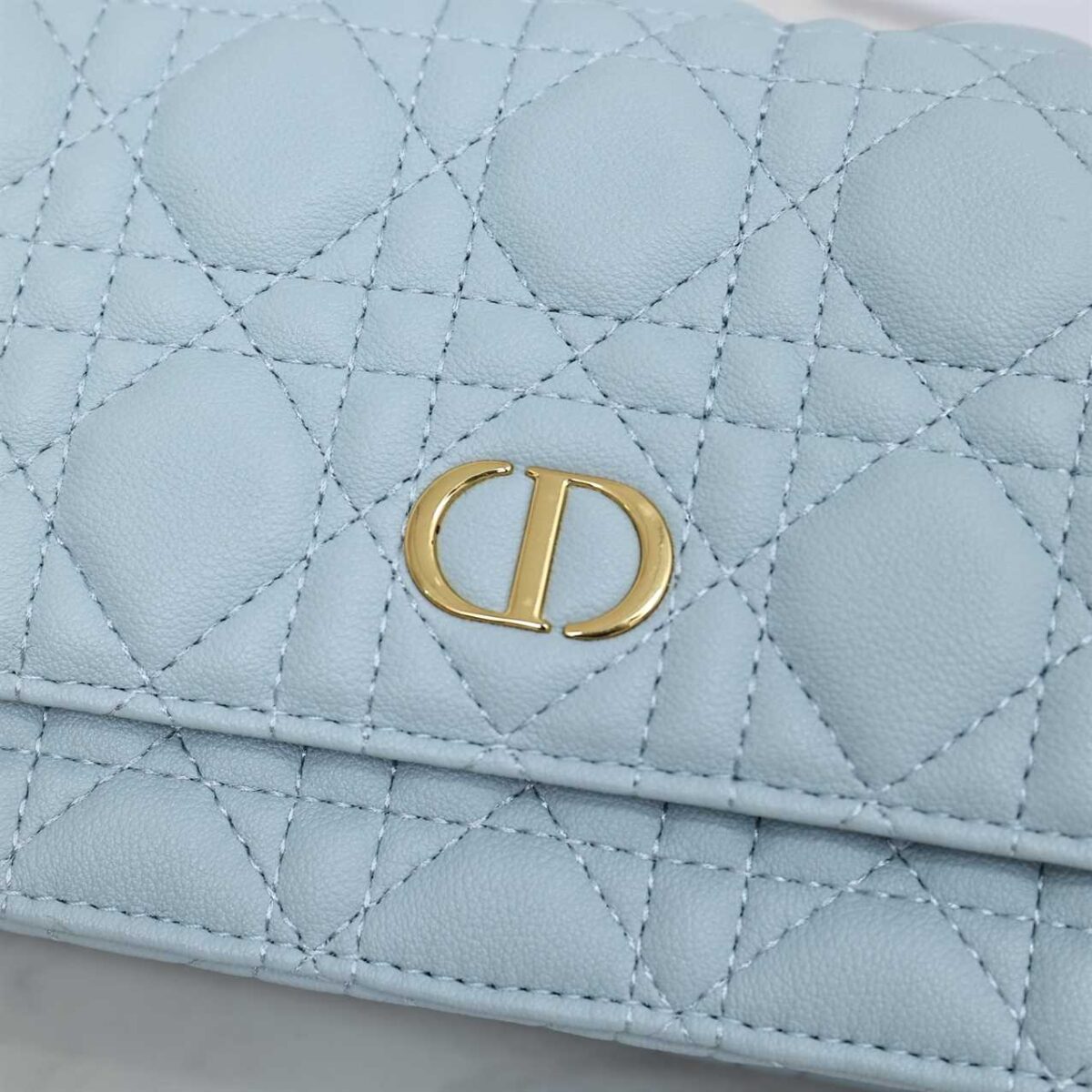 Dior Caro Belt Pouch With Chain replica