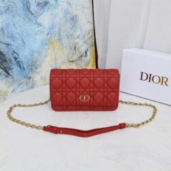 Dior Caro Belt Pouch With Chain replica