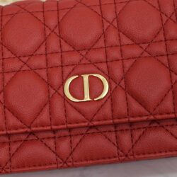 Dior Caro Belt Pouch With Chain replica