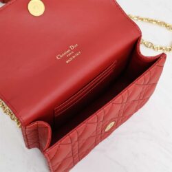 Dior Caro Belt Pouch With Chain replica