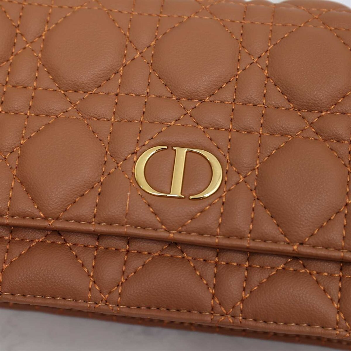 Dior Caro Belt Pouch With Chain replica