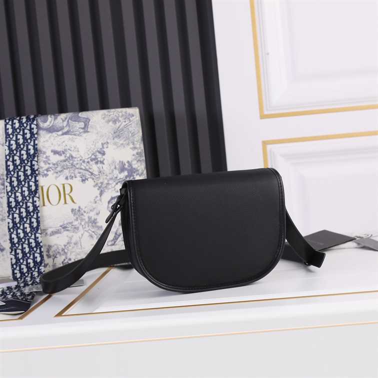 Dior MINI GALLOP BAG Black Grained Calfskin replica