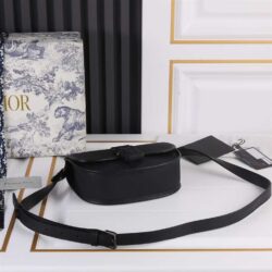 Dior MINI GALLOP BAG Black Grained Calfskin replica