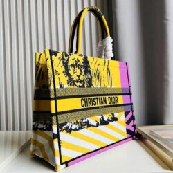 Dior Medium Book Tote Animal Pattern replica