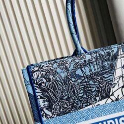 Dior Medium Book Tote Earth Pattern replica