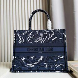 Dior Medium Book Tote Earth Pattern replica