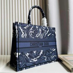 Dior Medium Book Tote Earth Pattern replica