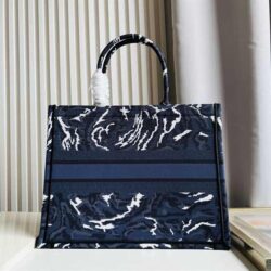 Dior Medium Book Tote Earth Pattern replica