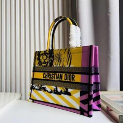 Dior Small Book Tote Animal Pattern replica