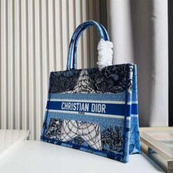 Dior Small Boook Tote Earth Pattern replica