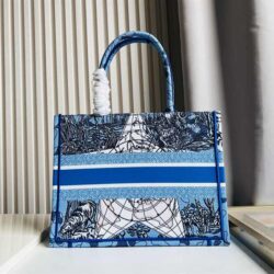 Dior Small Boook Tote Earth Pattern replica