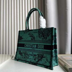 Dior Small Boook Tote Earth Pattern replica