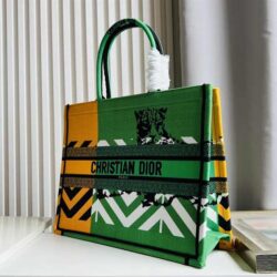 Dior Medium Book Tote Animal Pattern replica