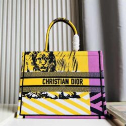 Dior Medium Book Tote Animal Pattern replica