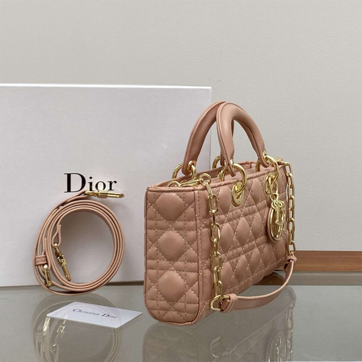 Dior LADY D-JOY BAG Cannage Lambskin replica