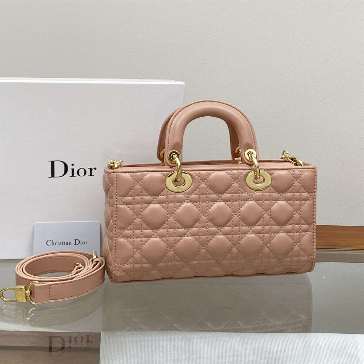 Dior LADY D-JOY BAG Cannage Lambskin replica