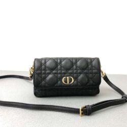 DIOR CARO POUCH WITH CHAIN replica