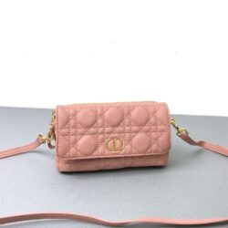 DIOR CARO POUCH WITH CHAIN replica