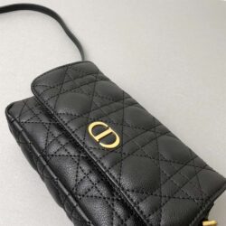 DIOR CARO POUCH WITH CHAIN replica