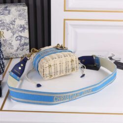 Dior MINI LADY BAG Natural Wicker replica