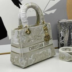 Dior Medium Lady-D Lite Animals Pattern replica