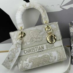 Dior Medium Lady-D Lite Animals Pattern replica