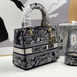 Dior Medium Lady-D Lite Animals Pattern replica