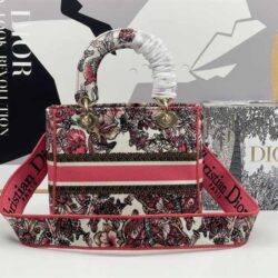 Dior Medium Lady-D Lite Animals Pattern replica