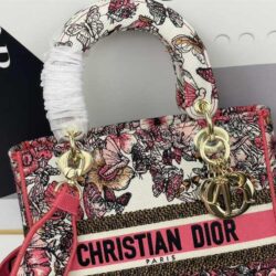 Dior Medium Lady-D Lite Animals Pattern replica