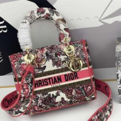 Dior Medium Lady-D Lite Animals Pattern replica