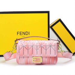 Fendi Baguette Leather Bag replica