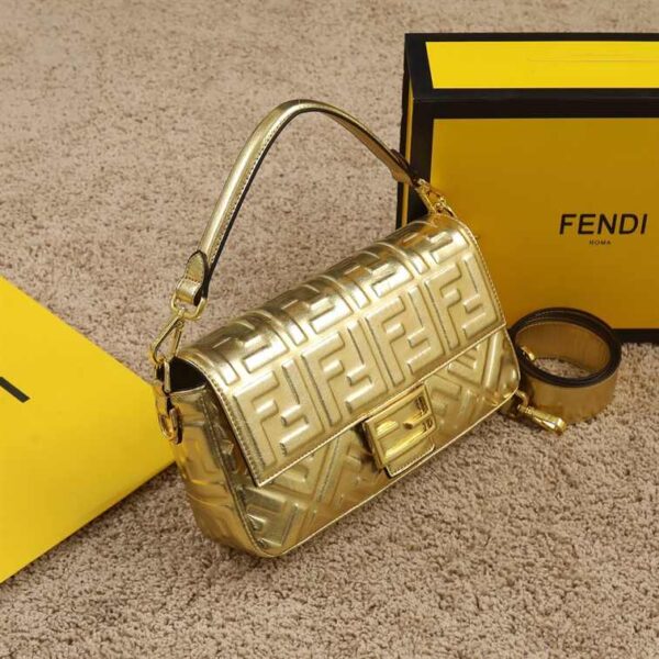 Fendi Baguette FF Leather Bag replica