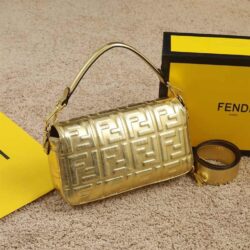 Fendi Baguette FF Leather Bag replica