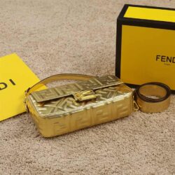 Fendi Baguette FF Leather Bag replica