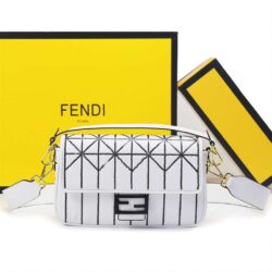 Fendi Baguette Leather Bag replica