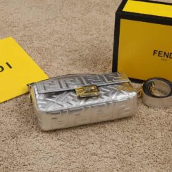 Fendi Baguette FF Leather Bag replica