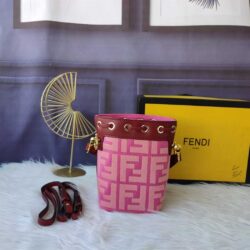 Fendi Mon Tresor Canvas FF Mini Bag replica