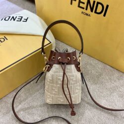 Fendi Mon Tresor Canvas FF Mini Bag replica