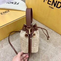 Fendi Mon Tresor Canvas FF Mini Bag replica