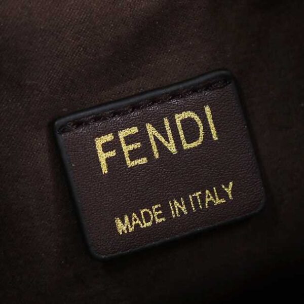 Fendi Mon Tresor Leather Mini-Bag With FF Print replica