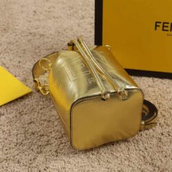 Fendi Mon Tresor Laminated Leather Mini Bag replica