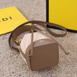 Fendi Mon Tresor Leather Mini-Bag With FF Print replica