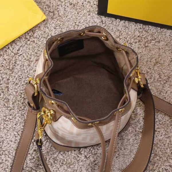 Fendi Mon Tresor Leather Mini-Bag With FF Print replica