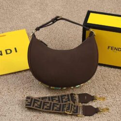 Fendi Fendigraphy Suede Bag replica