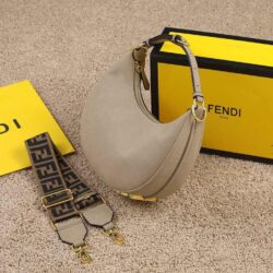 Fendi Fendigraphy Suede Bag replica