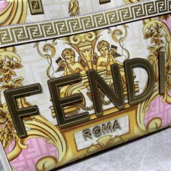 FENDACE SUNSHINE LEATHER TOTE BAG replica