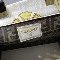 FENDACE SUNSHINE LEATHER TOTE BAG replica