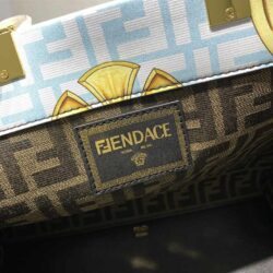 FENDACE SUNSHINE LEATHER TOTE BAG replica